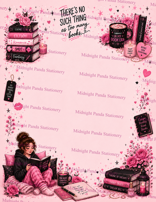 Pink Book lover Notepad