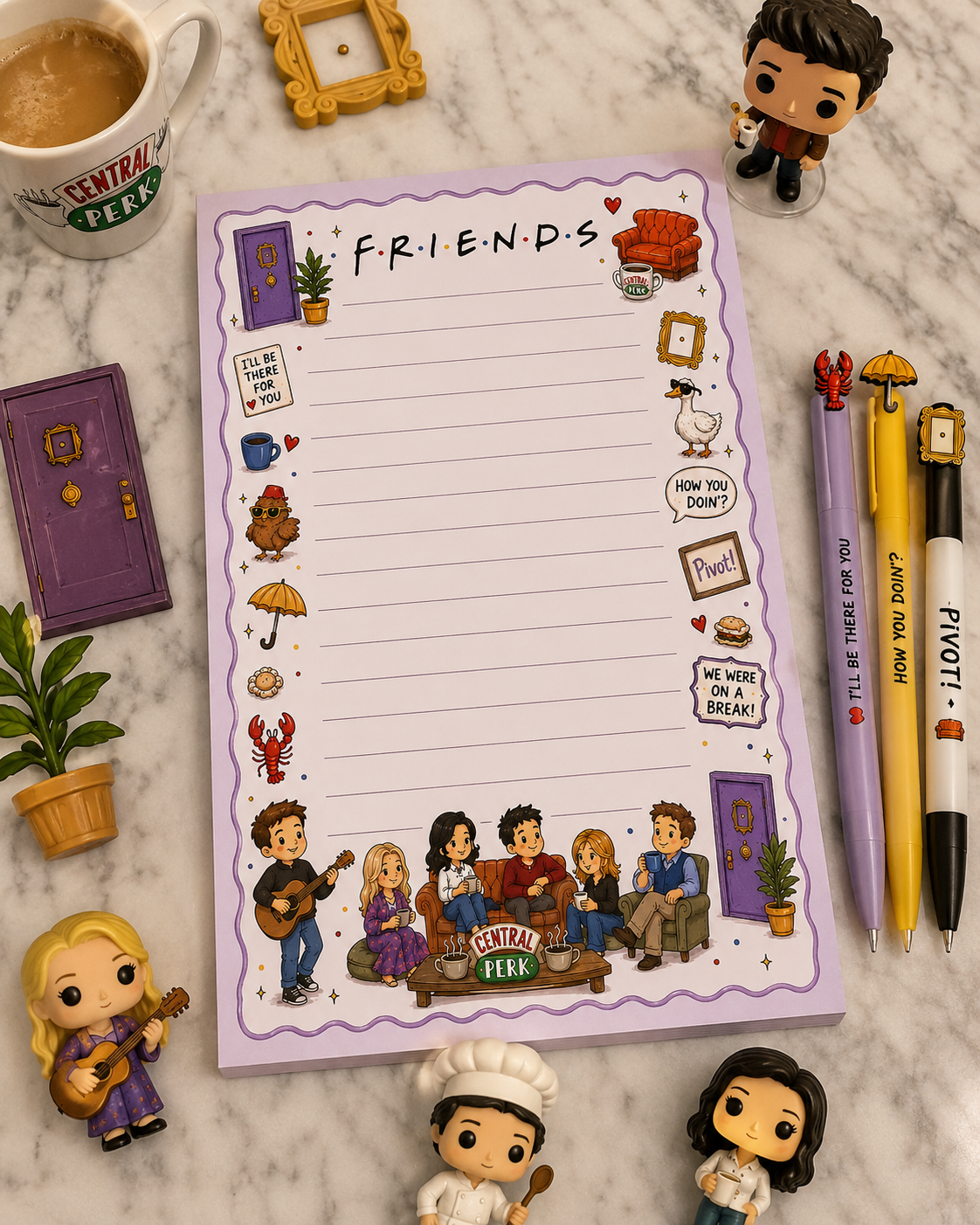 Friends-Inspired Notepad
