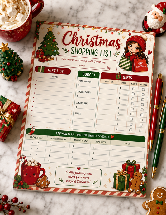 Christmas Shopping List