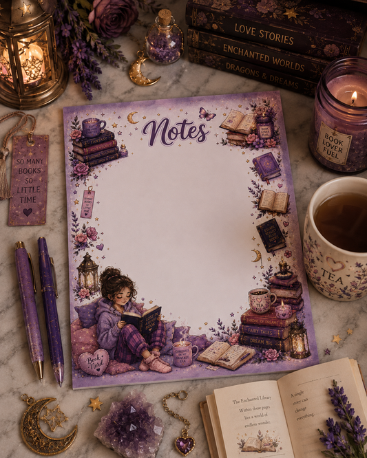 Fantasy Book Lover Notepad