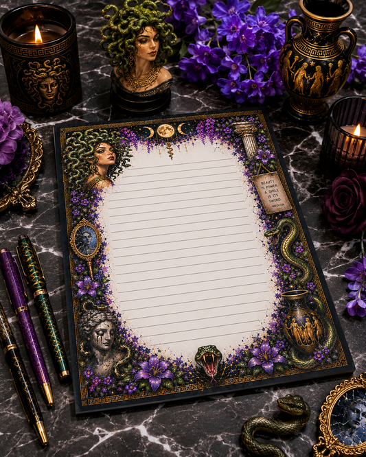 Medusa Mythology Notepad