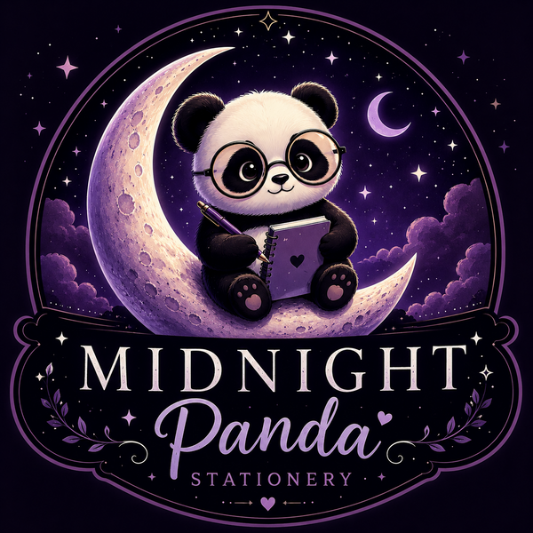 Midnight Panda Stationery