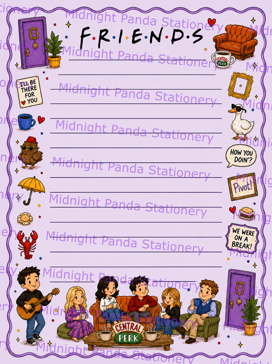 Friends-Inspired Notepad