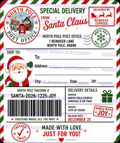 Dear Santa Letter Notepad