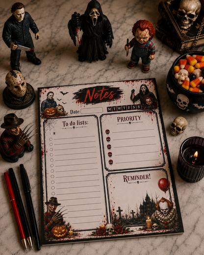 Horror Theme Notepad