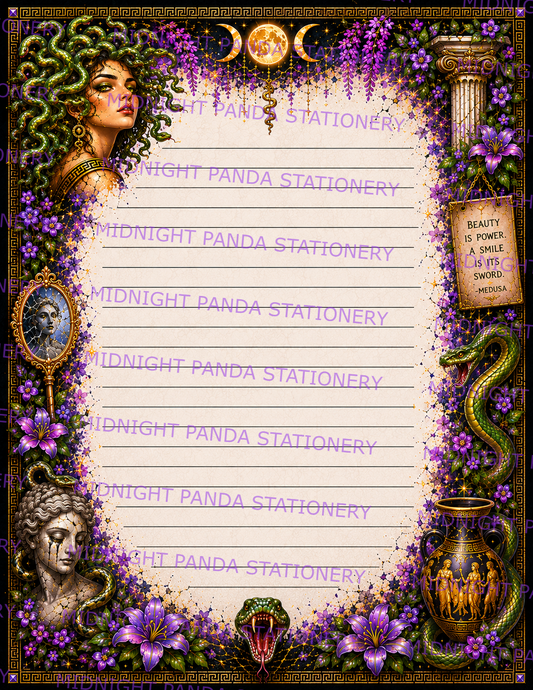 Medusa Mythology Notepad