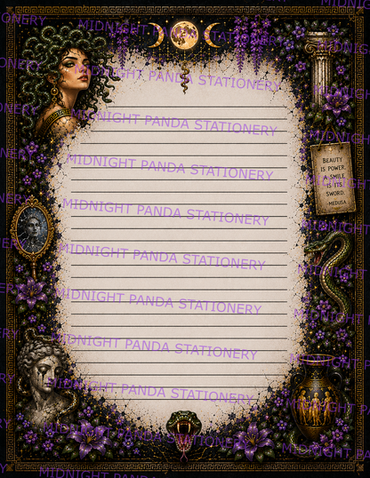 Medusa Mythology Notepad